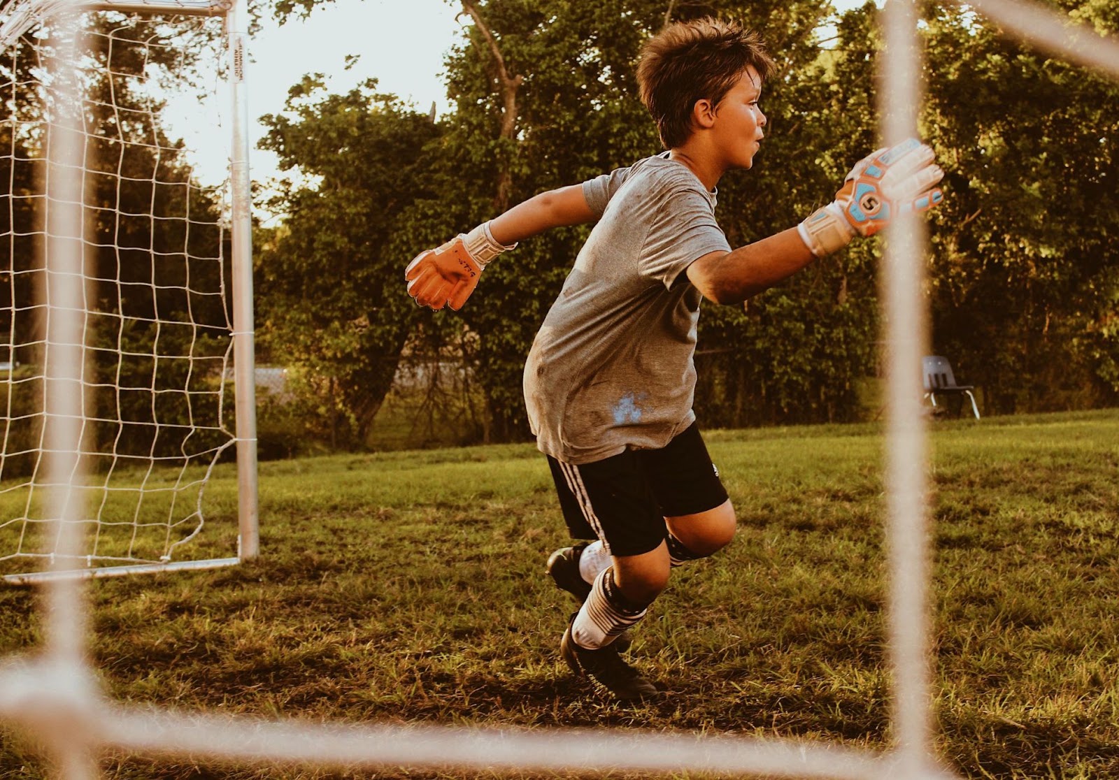 Photo — junior goalkeeper